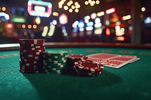 Live dealer casino table with multiple camera angles